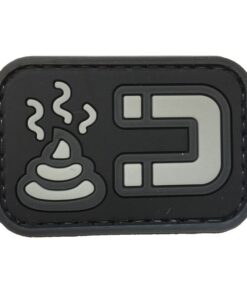 TacSpec "Sh* Magnet" PVC Velcro Patch - Black
