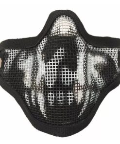 Tactical Airsoft Mesh Mask - Black