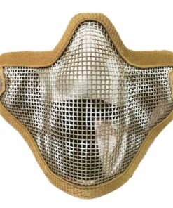 Tactical Airsoft Mesh Mask - Brown