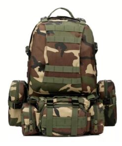 Tactical Backpack 4 in 1 Military Bag Molle Bag Detachable Rucksack - Camouflage