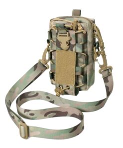 Tactical EDC Belt Pouch Molle Bag Organizer with Shoulder Strap - CP