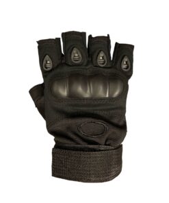 Tactical Gloves Fingerless - Black
