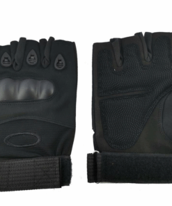 Tactical Gloves Half Fingers Black- JY-06 - XL