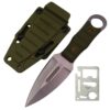 Tactical Kunai Dagger Hunting & Camping Knife - Green