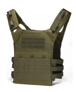 Tactical Lightweight MOLLE Plate Carrier vest Only - Green