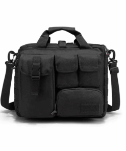 Tactical Messenger laptop Bag - Black