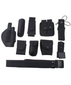Tactical Military Belt Kit with 9 Pouches