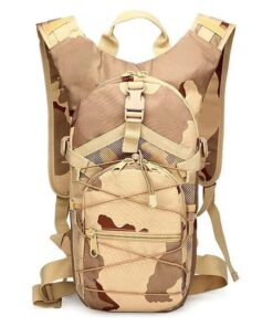Tactical Outdoor Hydration Backpack - Desert camo