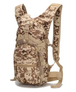 Tactical Outdoor Hydration Backpack - Marine pixel camo
