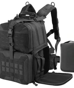 Tactical Outdoor Range Bag Backpack - Black