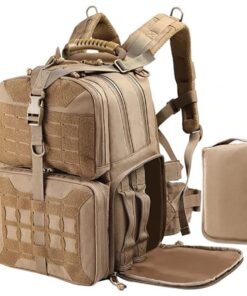 Tactical Outdoor Range Bag Backpack - Brown