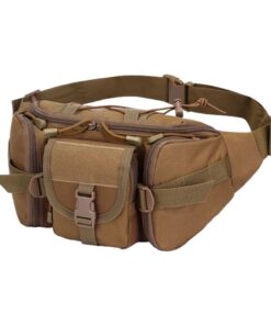 Tactical Outdoor Waist Bag - Brown