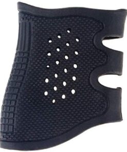 Tactical Pistol Rubber Glove Sleeve Grips - Black