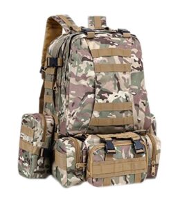 Tactical Rucksacks Military Bag - Cp Camouflage (55l)
