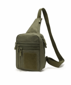 Tactical Shoulder Bag Pack with Holster - Green