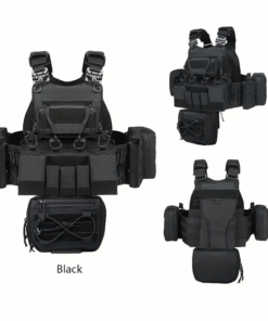 Tactical Vest Plate Carrier - flat black