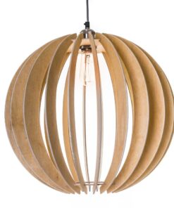 Taillifer-Ball 45-Pendant light- Birch Plywood-Pure