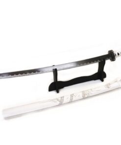 TAKASHI Sharpened Japanese Katana Sword with Stand Combat Ready - Kori No Ryu (Ice Dragon)