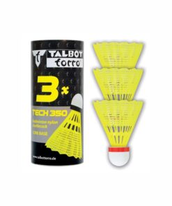 Talbot-Torro Tech 350 Shuttlecocks - Yellow - Fast - 3 Pieces