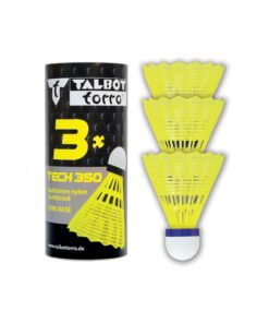 Talbot-Torro Tech 350 Shuttlecocks - Yellow - Medium - 3 Pieces