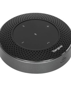 Targus Bluetooth SpeakerPhone - Connect via USB or Bluetooth 5.0 wireless connection up to 10 m (33 ft) from laptop, tablet, or phone - Black