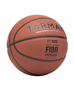 Tarmak Size 7 Basketball BT500 - Brown/FIBA