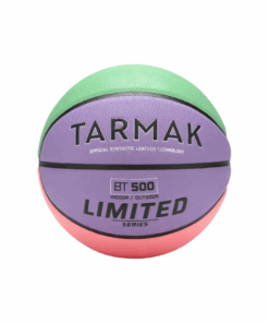 Tarmak Size 7 Basketball BT500 Touch - Purple/Green