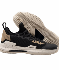 Tarmak Unisex Low-Rise Basketball Shoes Fast 500 - Black/Beige - UK 8.5