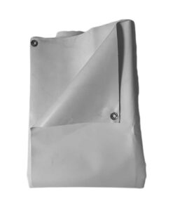 Tarp Cover Waterproof Heavy Duty 3m x 3m with Eyelets White