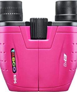 Tasco Kids 8x21 Reverse Porro Prism Binoculars - Pink