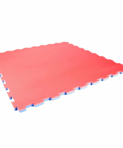 Tatami Interlocking Puzzle Mat - Red/Blue (100cm x 100cm x 4cm) - 1 Pack