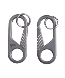 TC4 Titanium Alloy Mini EDC Carabiner/Keyring