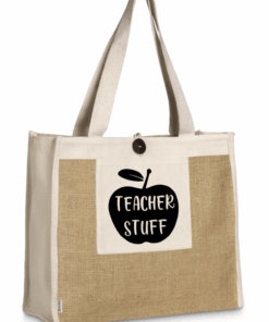 Teacher bag Jute Cotton - Teacher stuff
