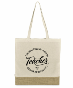 Teacher Cotton Jute bag - Influence of a good teacher