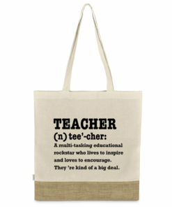 Teacher Cotton Jute Bag - Teacher definition