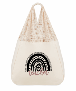 Teacher net bag/Tote - Rainbow teacher