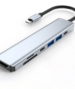 Techcat 7-in-1 High-speed USB C Hub Adapter