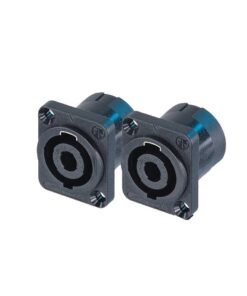 Tecnix Female Speakon Connector Chessy Mount 4 Pole â pair
