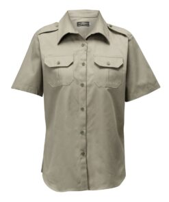 Teesav - Ladies Short Sleeve Full Button Shirt - SA 36