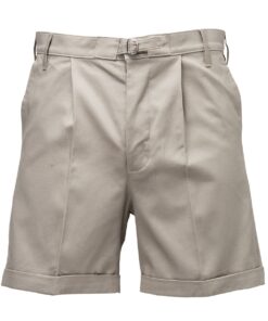 Teesav - Mens Button Fly Shorts - Khaki - SA 34