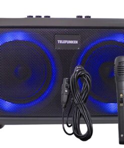 Telefunken RGB Hip Hop Bluetooth Radio Speaker with Mic & Remote THP65