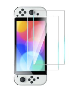 Tempered 9H Glass Screen Protector for Nintendo Switch OLED - Pack of 2
