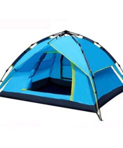 Tent-003-Bl, 3~4 Sleper 2 in 1 Tent-Blue