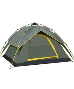 Tent-003-G, 3~4 Sleper 2 in 1 Tent-Green