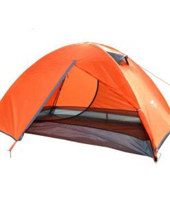 Tent-007, 2 Sleeper Double Layer Tent - Orange