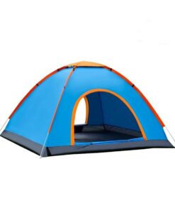 Tent-008, 3-4 Sleeper Dual Door Tent - Blue