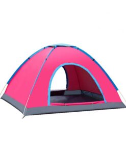 Tent-008, 3-4 Sleeper Dual Door Tent - Pink
