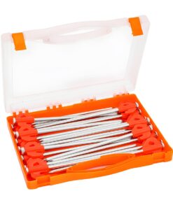 Tent Pegs 21cm Camping Canopy Ground Peg for Wind Rope Camping Accessories