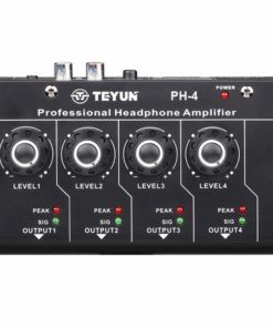 Teyun - PH4 - 4-Channel Analogue Headphone Amplifier - Black