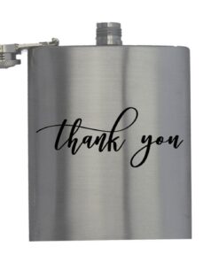 Thank You - Hip Flask